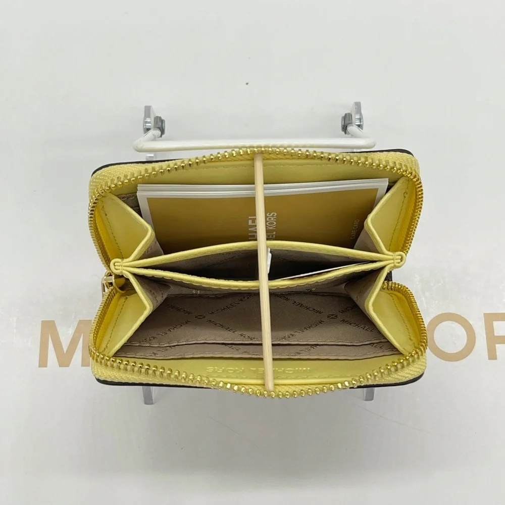 Michael Kors MD ZA Card Case Wallet Buttercup